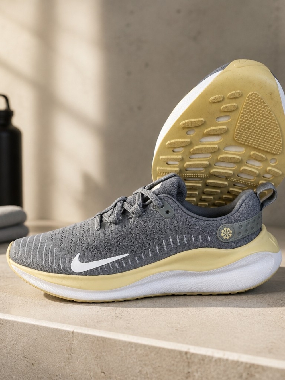 Nike ReactX Infinity Run 4 Tb Flyknit Tan Gold Colorway  ReactX Foam Eco Friend